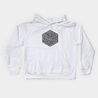 Geometric Illusion Kids Hoodie